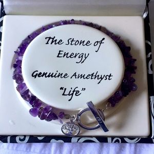 Genuine Amethyst Life bracelet